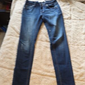 KanCan Straight Leg Dark Blue Jeans